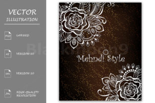 Download Rose Painted White Henna - Henna Collection