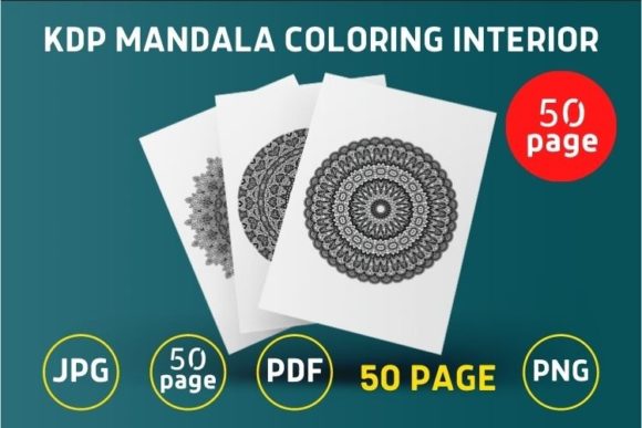 Download KDP Mandala Coloring Interior Pages - Coloring interior Collection